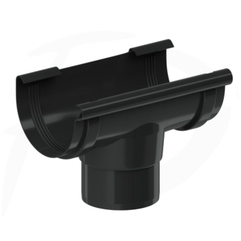 Lej spustowy PVC firmy KROP 100/90 kolor czarny